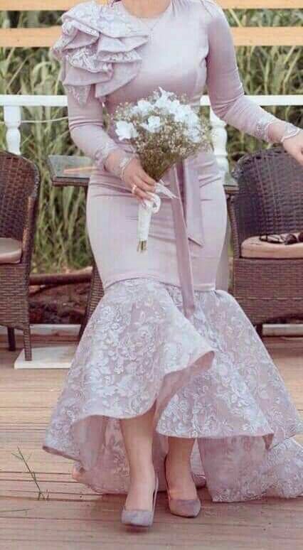 Pink Sheath Sequins African Prom Dress Black Girl Evening Dress