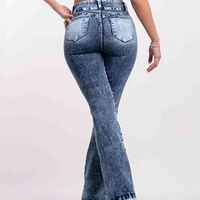 Temperament Sexy High Waist Jeans - Thumbnail 2