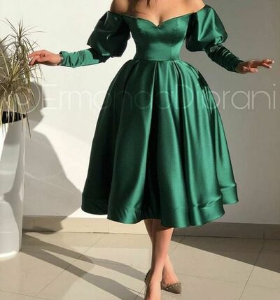 Ball Gown Dark Green Mini Short Prom Dress Evening Dress