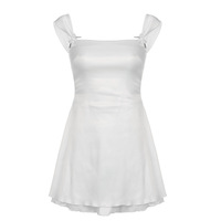 Fashion Reversible Chiffon Slip Dress - Thumbnail 6