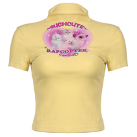 SUCH CUTE CATS TOP - Thumbnail 2