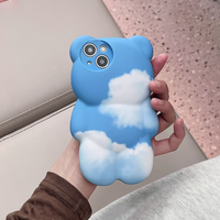 BLUE SKY BEAR IPHONE CASE - Thumbnail 4