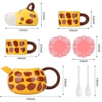 3D Giraffe Teapot Mug Set - Thumbnail 2