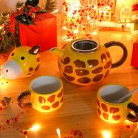 3D Giraffe Teapot Mug Set - Thumbnail 3