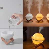 Jupiter humidifier small household wireless charging portable usb mute air large spray - Thumbnail 7