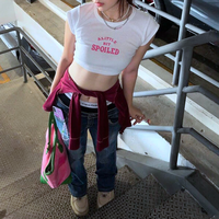 A LITTLE BIT SPOILED CROP TOP - Thumbnail 2