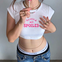 A LITTLE BIT SPOILED CROP TOP - Thumbnail 3