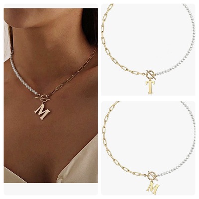Initial Fashion Necklace -TD 