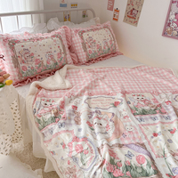 Cute Princess Rabbit Fairytale Fantasy Blanket - Thumbnail 2