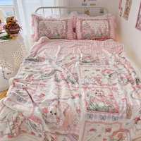 Cute Princess Rabbit Fairytale Fantasy Blanket - Thumbnail 4