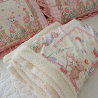 Cute Princess Rabbit Fairytale Fantasy Blanket - Thumbnail 7