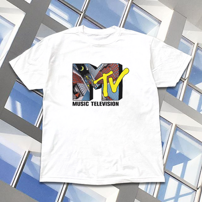 Free Shipping-MUSIC TELEVISION TEE