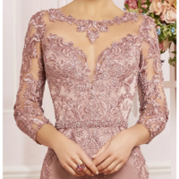  Plus Size Mother Of The Bride Dresses Sheath Sheer Neck Appliqued Short Groom Mother Dresses Robe Mere De Mariee - Thumbnail 2