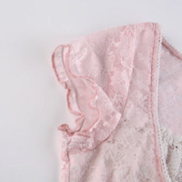 Pink Coquette Vintage Sweet Angel Pretty Girl Lace Shirt Top - Thumbnail 6