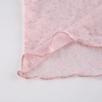 Pink Coquette Vintage Sweet Angel Pretty Girl Lace Shirt Top - Thumbnail 7