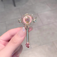 Magical Girl Sakura Anime Cute Girl Pink Hair Clip Accessories - Thumbnail 2