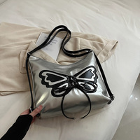 Elegant Butterfly Tote Bag Shoulder Bag - Thumbnail 4