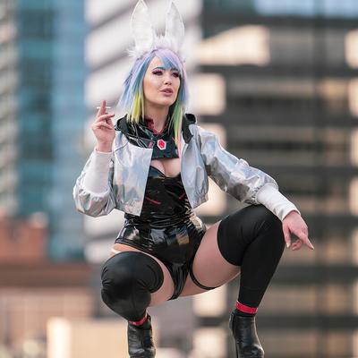 Cyber baddie - postcard