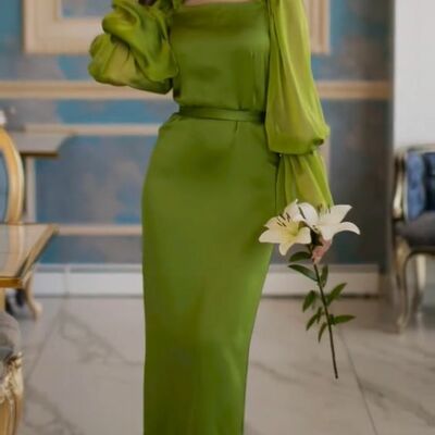 Oliver long sleeve sheath mother of the bride /groom dress