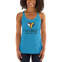 United Against Hate Phoenix Pride 2023 Official Women's Racerback Tank - Thumbnail 1
