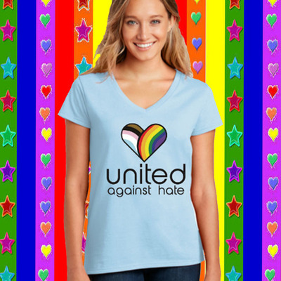 Phoenix pride 2023 official theme women’s recycled v-neck t-shirt