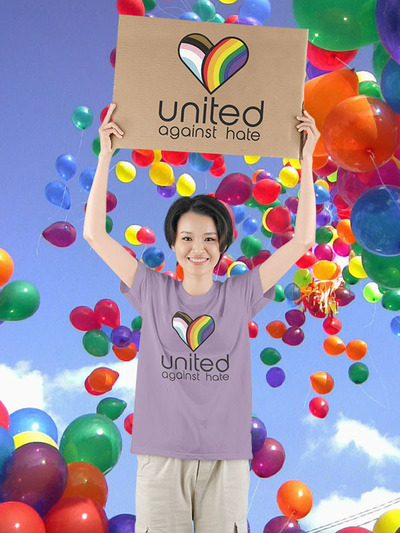 United Against Hate, Phoenix Pride 2023 Women's Relaxed T-Shirt