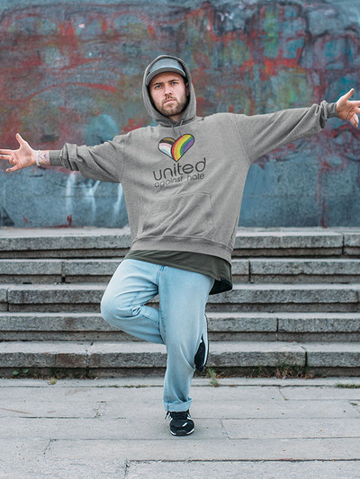 United Against Hate, Phoenix Pride 2023 Unisex Hoodie