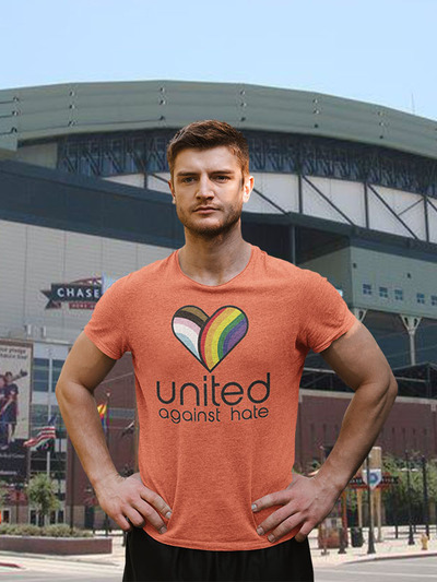 United Against Hate, Phoenix Pride 2023 Official Unisex t-shirt