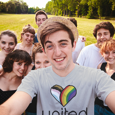 United against hate phoenix pride 2023 official athletic unisex t-shirt