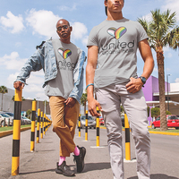 United Against Hate Phoenix Pride 2023 Official Athletic Unisex T-Shirt - Thumbnail 4