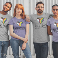 United Against Hate Phoenix Pride 2023 Official Athletic Unisex T-Shirt - Thumbnail 5