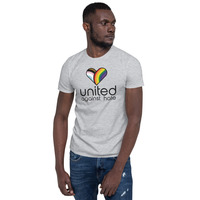 United Against Hate Phoenix Pride 2023 Official Athletic Unisex T-Shirt - Thumbnail 7