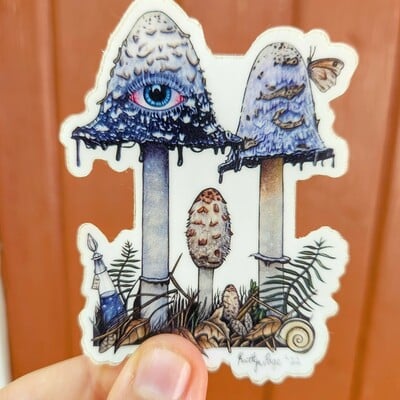 "ink cap" vinyl sticker