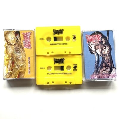 Purulent remains - "stages of decomposition" + "fermented death" 