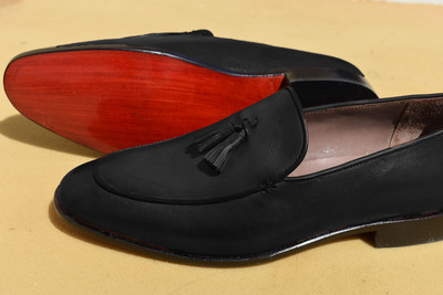 7 Star Ideal Choice Handmade Black Loafer Dress Shoes