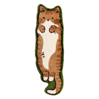 Cute Cat Animal Cartoon Minimalist Modern Chic Urban Soft Mat Moss Rugs Carpets Bedroom Decor - Thumbnail 1