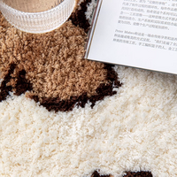 Cute Cat Animal Cartoon Minimalist Modern Chic Urban Soft Mat Moss Rugs Carpets Bedroom Decor - Thumbnail 7