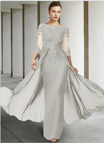Applique Lace Elegant Mother Of The Bride Dresses For Weddings Guest