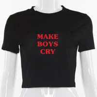 MAKE BOYS CRY CROP TOP - Thumbnail 4