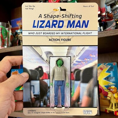Lizard Man Figure (One-of-a-Kind)