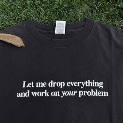 Free shipping-let me drop everything tee - Thumbnail 3