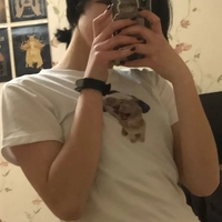 Cat Music Print Ribbed Tank Top - Thumbnail 2