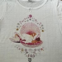 Fairy Shell Print Lace Trim Baby Tee  - Thumbnail 3