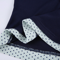 2PCS Polka Dot Lace Patchwork Long Sleeve Shirt  - Thumbnail 8