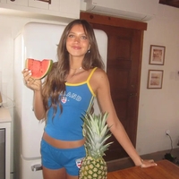 2PCS Blue Varsity Crop Top + Shorts - Thumbnail 3