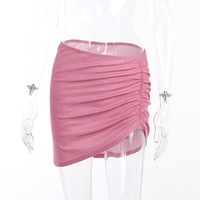 2PCS Pink Sequin Cut Out Tank Top + Mini Skirt  - Thumbnail 7