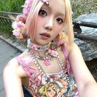 Anime Colorful Print Tank Top - Thumbnail 6