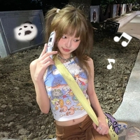 Harajuku Anime Print Tank Top - Thumbnail 2