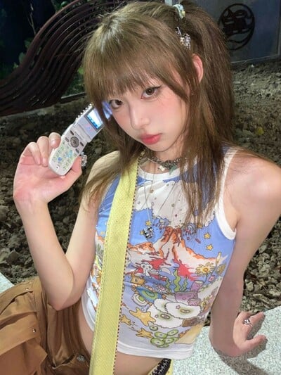 Harajuku Anime Print Tank Top