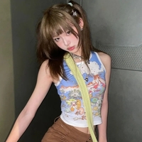 Harajuku Anime Print Tank Top - Thumbnail 1
